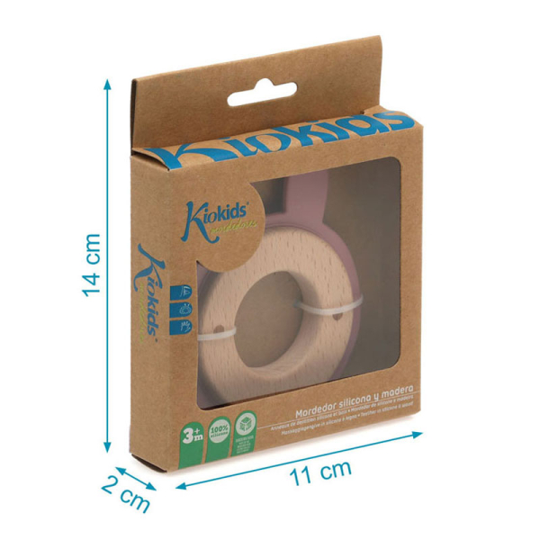 Μασητικό Kiokids Ecofriendly Bunny Pink 3236