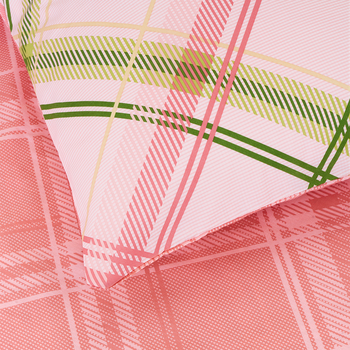 Κουβερλί Μονό (160X240) 2 Όψεων Kocoon Cube Pink Home Λευκά Είδη Κρεβατοκάμαρας Μονά Spitishop