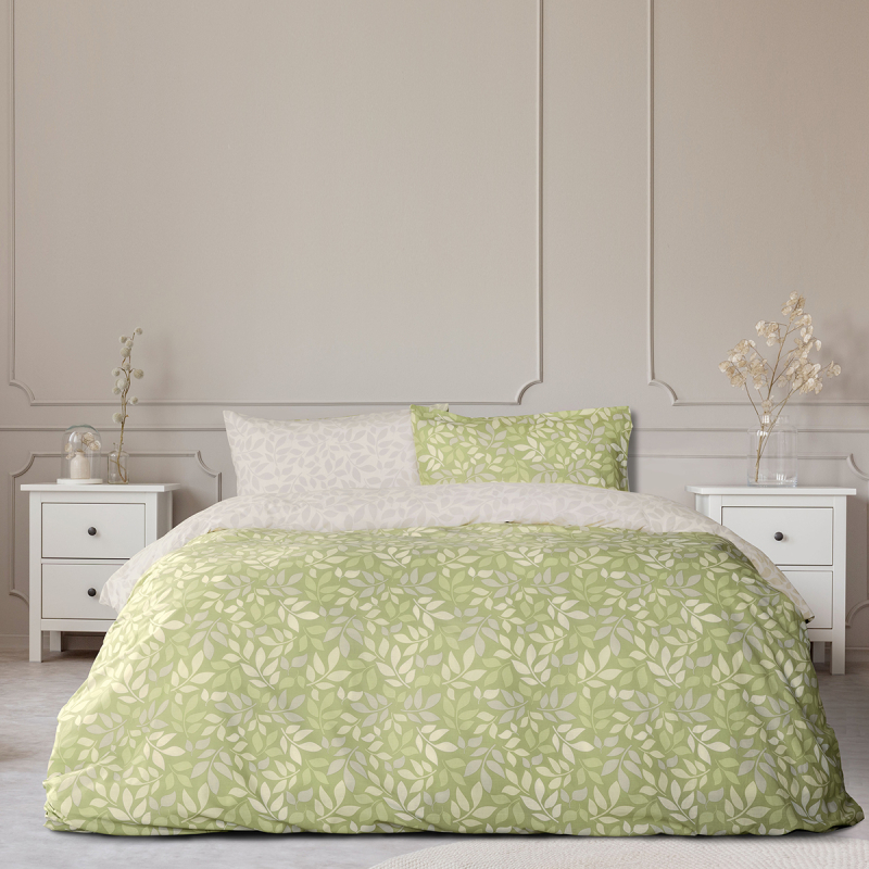 Κουβερλί Υπέρδιπλο (220x240) 2 Όψεων Kocoon Arbor Green