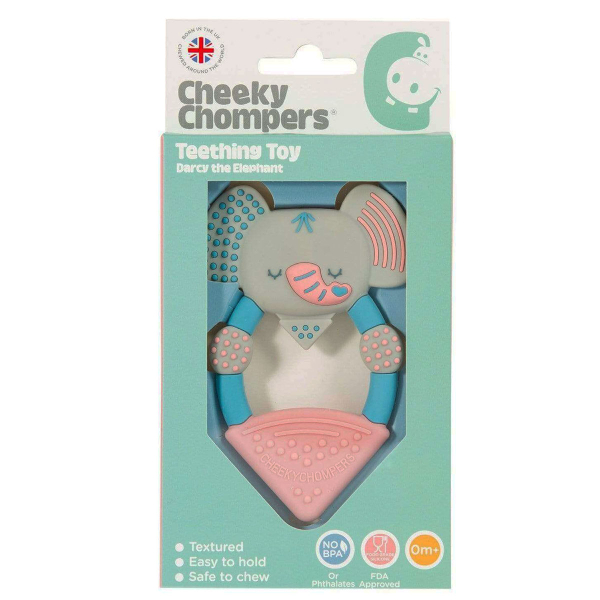 Μασητικό (6.5x11) Cheeky Chompers Darcy The Elephant