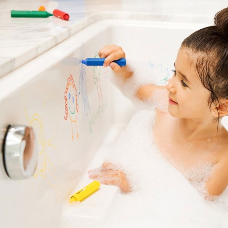 Παιχνίδια Μπάνιου - Μαρκαδόροι (Σετ 5τμχ) Munchkin Bath Crayons