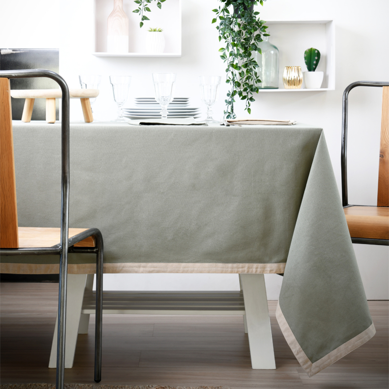 Τραπεζομάντηλο (140x200) S-F Duo Kaki/Lin N17B761271