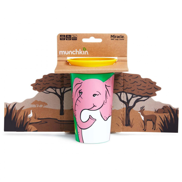 Ποτήρι Εκπαιδευτικό 266ml Munchkin Miracle Sippy Cup Elephant