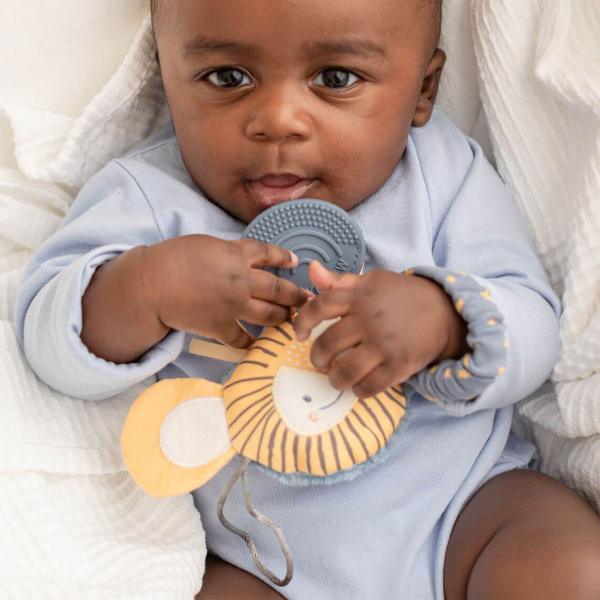 Μαλακό Παιχνίδι Με Ήχο + Μασητικό (14x20) Cheeky Chompers Lion