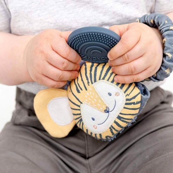 Μαλακό Παιχνίδι Με Ήχο + Μασητικό (14x20) Cheeky Chompers Lion