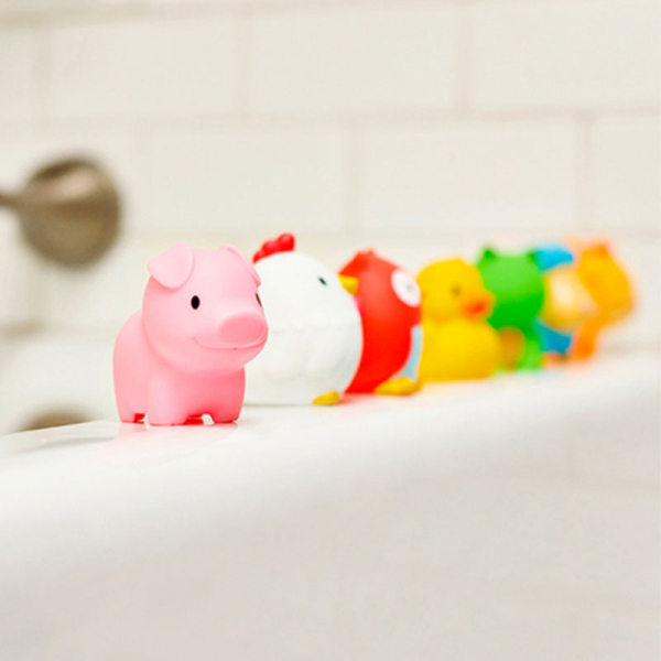 Παιχνίδια Μπάνιου (Σετ 8τμχ) Munchkin Farm Bath Squirts