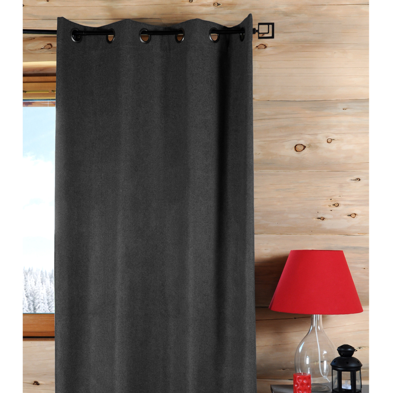 Κουρτίνα (135x260) Με Τρουκς S-F Alaga Antracite R65703005