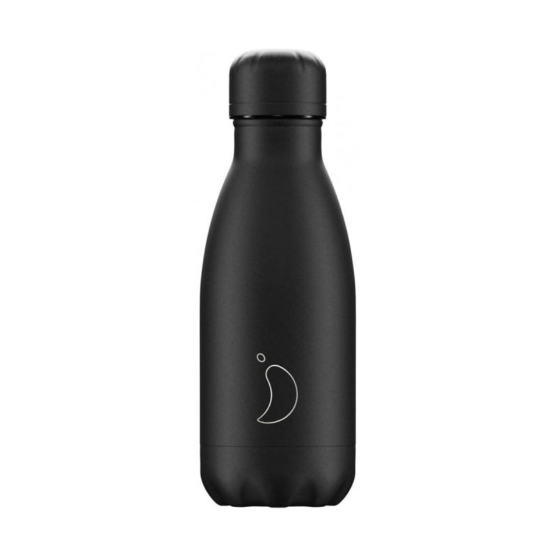 Μπουκάλι Θερμός 260ml Chilly's All Black