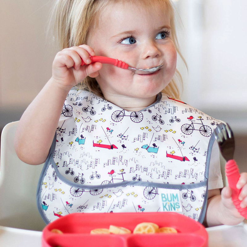 Σαλιάρα 6-24 Μηνών (25x22.8) Bumkins Urban Bird