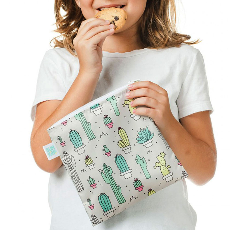 Σακουλάκι Φαγητού Επαναχρησιμοποιούμενο (18x18) Bumkins Cacti