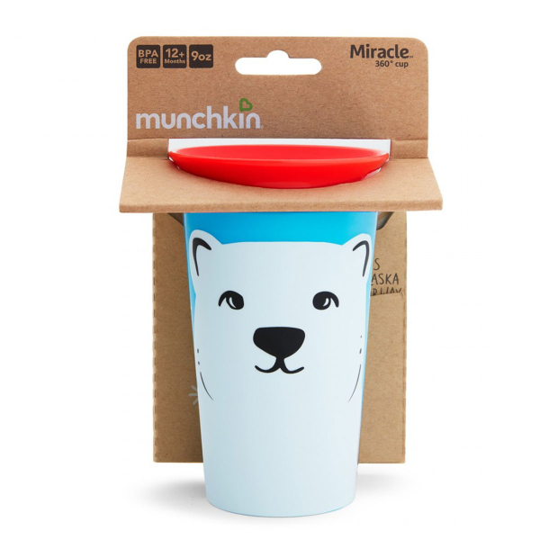 Ποτήρι Εκπαιδευτικό 296ml Munchkin Miracle Trainer Cup Polar Bear