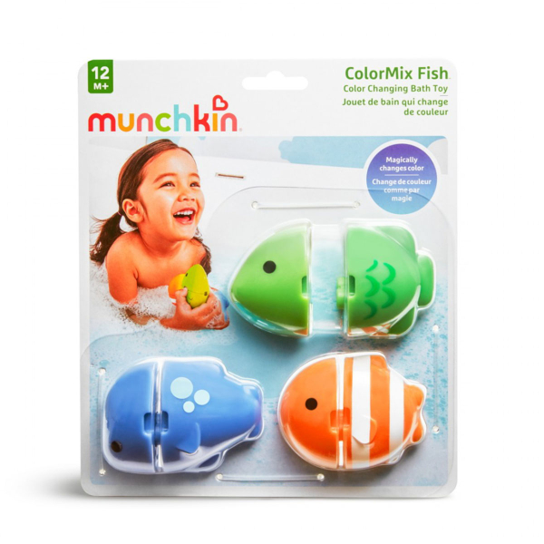 Παιχνίδια Μπάνιου (Σετ 3τμχ) Munchkin Color Mix Fish