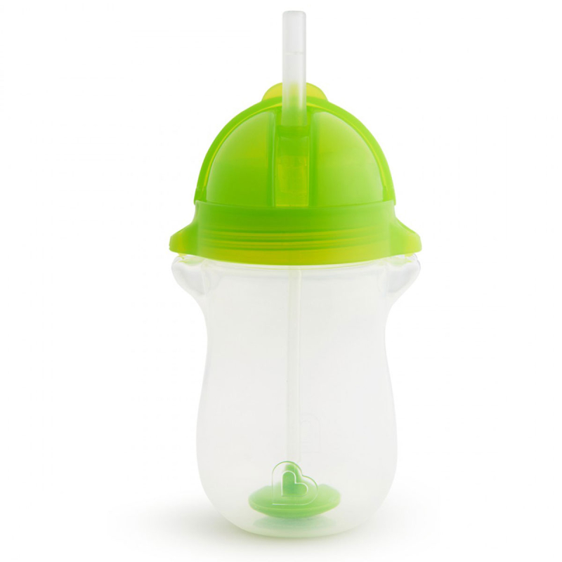 Ποτήρι Εκπαιδευτικό 296ml Με Καλαμάκι Munchkin Tip N Sip Tall Green