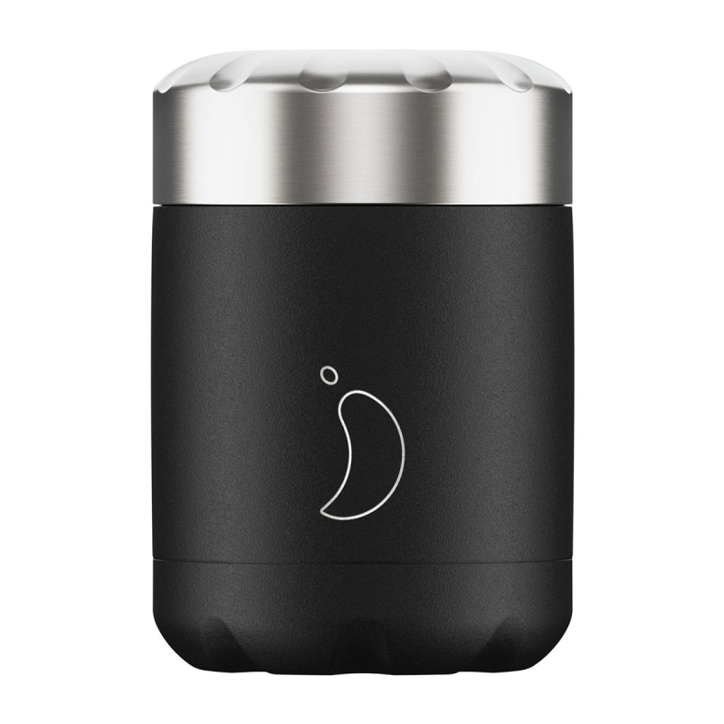 Θερμός Φαγητού 300ml Chilly's Food Pot Matte Black