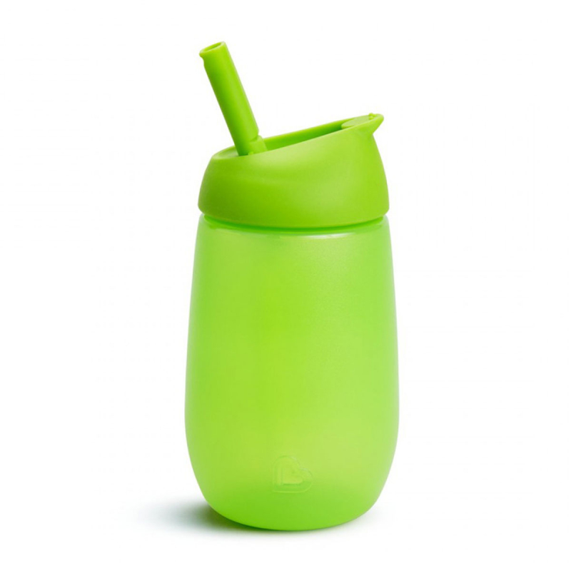 Παγούρι 296ml Με Καλαμάκι Munchkin Simple Clean Straw Cup Green