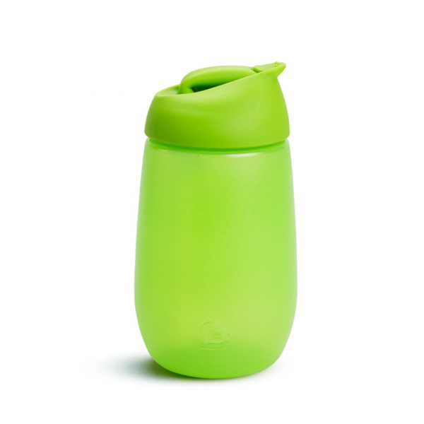 Παγούρι 296ml Με Καλαμάκι Munchkin Simple Clean Straw Cup Green