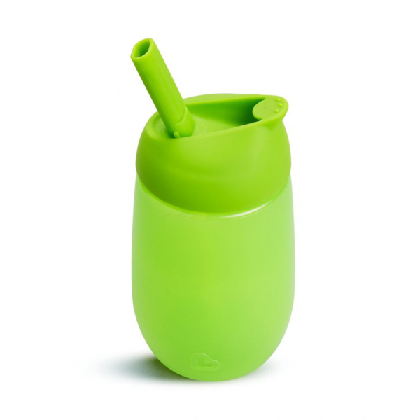 Παγούρι 296ml Με Καλαμάκι Munchkin Simple Clean Straw Cup Green