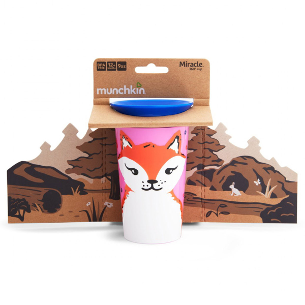 Ποτήρι Εκπαιδευτικό 296ml Munchkin Miracle Sippy Cup Fox