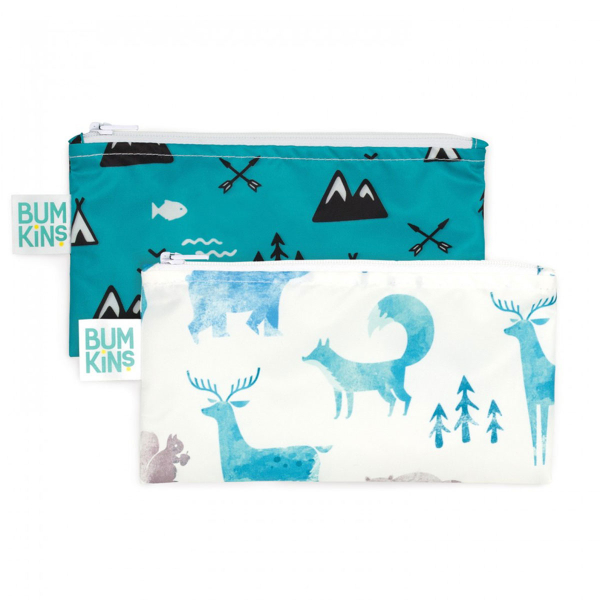 Σακουλάκια Φαγητού Επαναχρησιμοποιούμενα (Σετ 2τμχ 18x9) Bumkins Boys