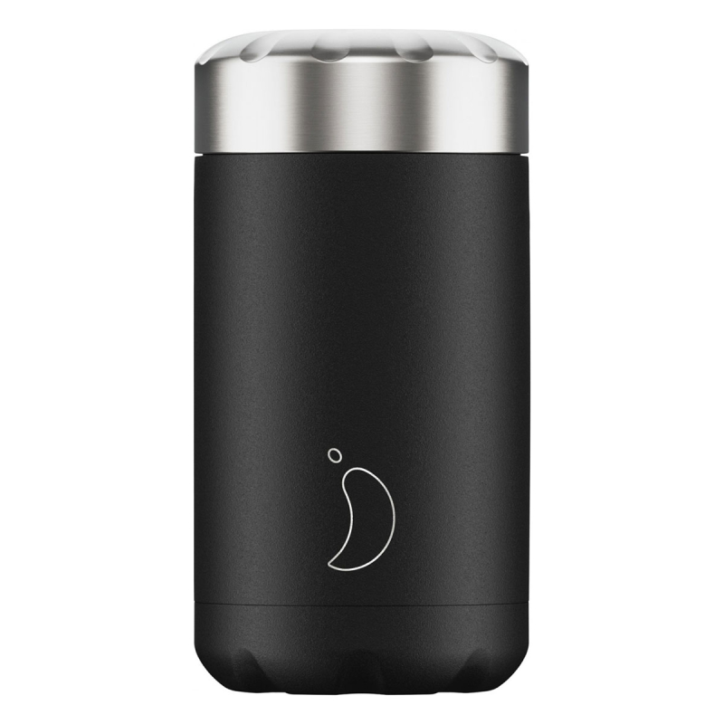 Θερμός Φαγητού 500ml Chilly's Food Pot Matte Black