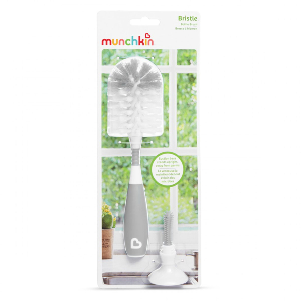 Βούρτσα Καθαρισμού Για Μπιμπερό & Θηλές Munchkin Bristle Grey