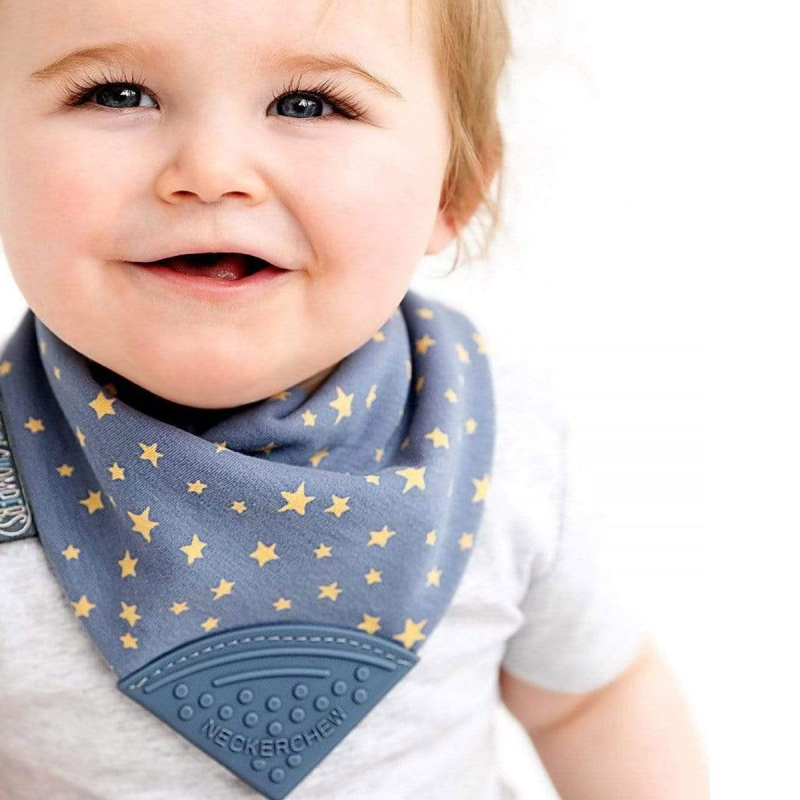 Σαλιάρα - Μπαντάνα Με Μασητικό 2-24 Μηνών Cheeky Chompers Stars