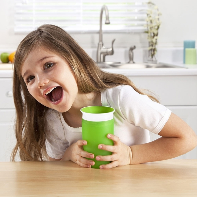 Ποτήρι Εκπαιδευτικό 296ml Munchkin Miracle Sippy Cup Green