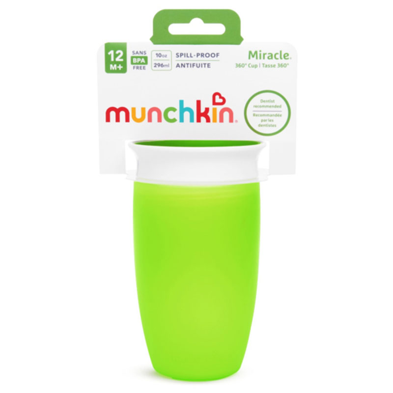 Ποτήρι Εκπαιδευτικό 296Ml Munchkin Miracle Sippy Cup Green Home Παιδικά Είδη Φαγητού & Αξεσουάρ Σερβιρίσματος Spitishop