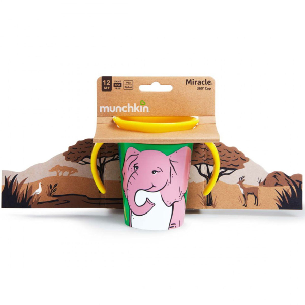 Ποτήρι Εκπαιδευτικό 177ml Munchkin Miracle Trainer Cup Elephant