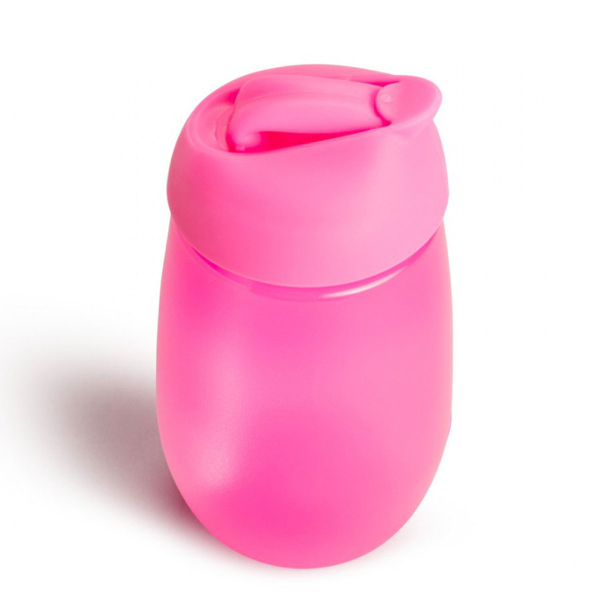 Παγούρι 296ml Με Καλαμάκι Munchkin Simple Clean Straw Cup Pink