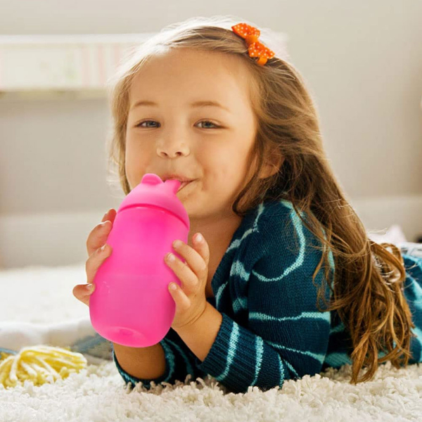 Παγούρι 296ml Με Καλαμάκι Munchkin Simple Clean Straw Cup Pink