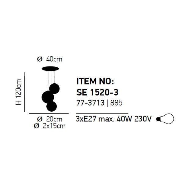 Φωτιστικό Οροφής Τρίφωτο Homelighting Alessia 77-3713 White