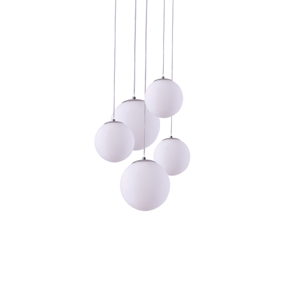 Φωτιστικό Οροφής Πολύφωτο Homelighting Alessia 77-3715 White