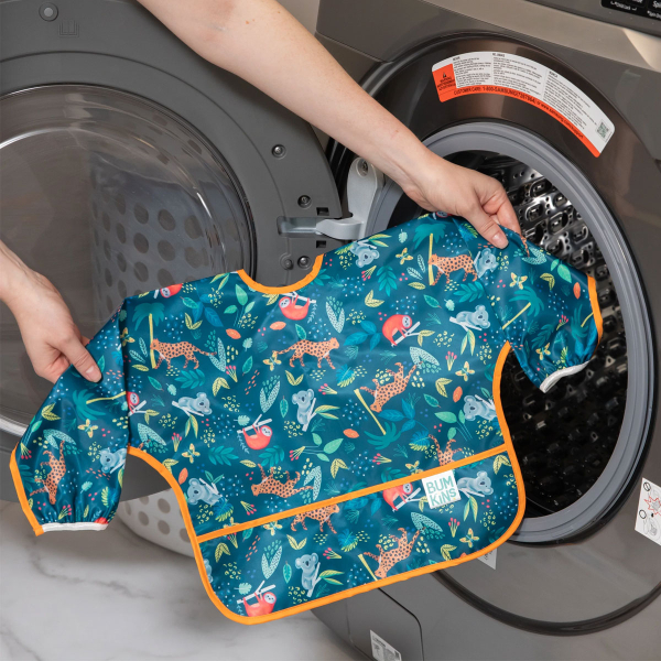 Σαλιάρα Με Μανίκια 6-24 Μηνών (35x33) Bumkins Jungle