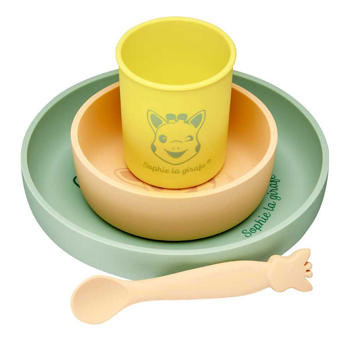 Παιδικό Σετ Φαγητού 4 Τμχ Sophie The Giraffe S010001 Home Παιδικά Είδη & Αξεσουάρ Σερβιρίσματος Spitishop