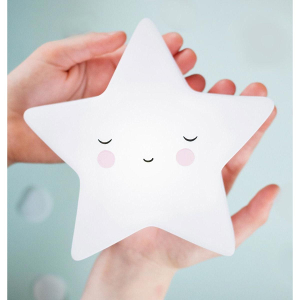 Παιδικό Φωτάκι Νυκτός Α Little Lovely Company Sleeping Star LLSSWH71
