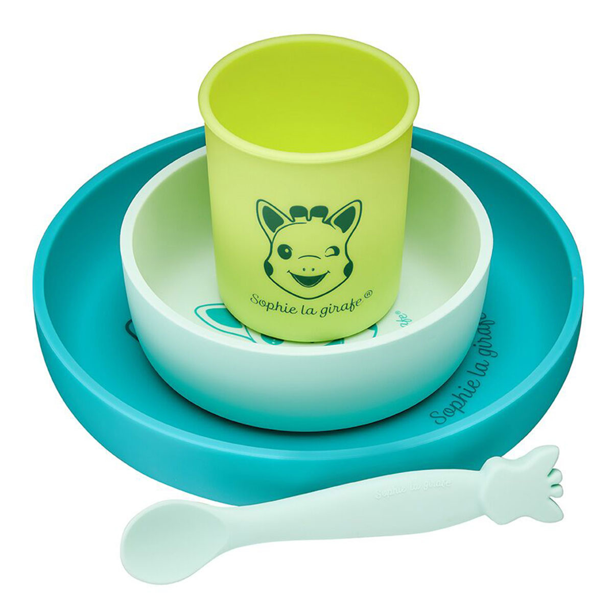 Παιδικό Σετ Φαγητού 4 Τμχ Sophie The Giraffe S480001 Home Παιδικά Είδη & Αξεσουάρ Σερβιρίσματος Spitishop