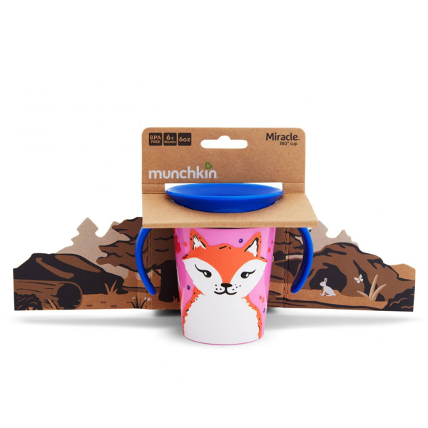 Ποτήρι Εκπαιδευτικό 177ml Munchkin Miracle Trainer Cup Fox