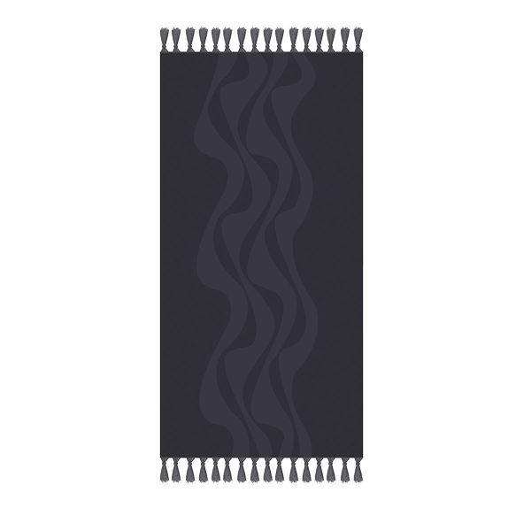Πετσέτα Θαλάσσης - Παρεό (90x180) Kentia Stylish Scopelos 30 Black