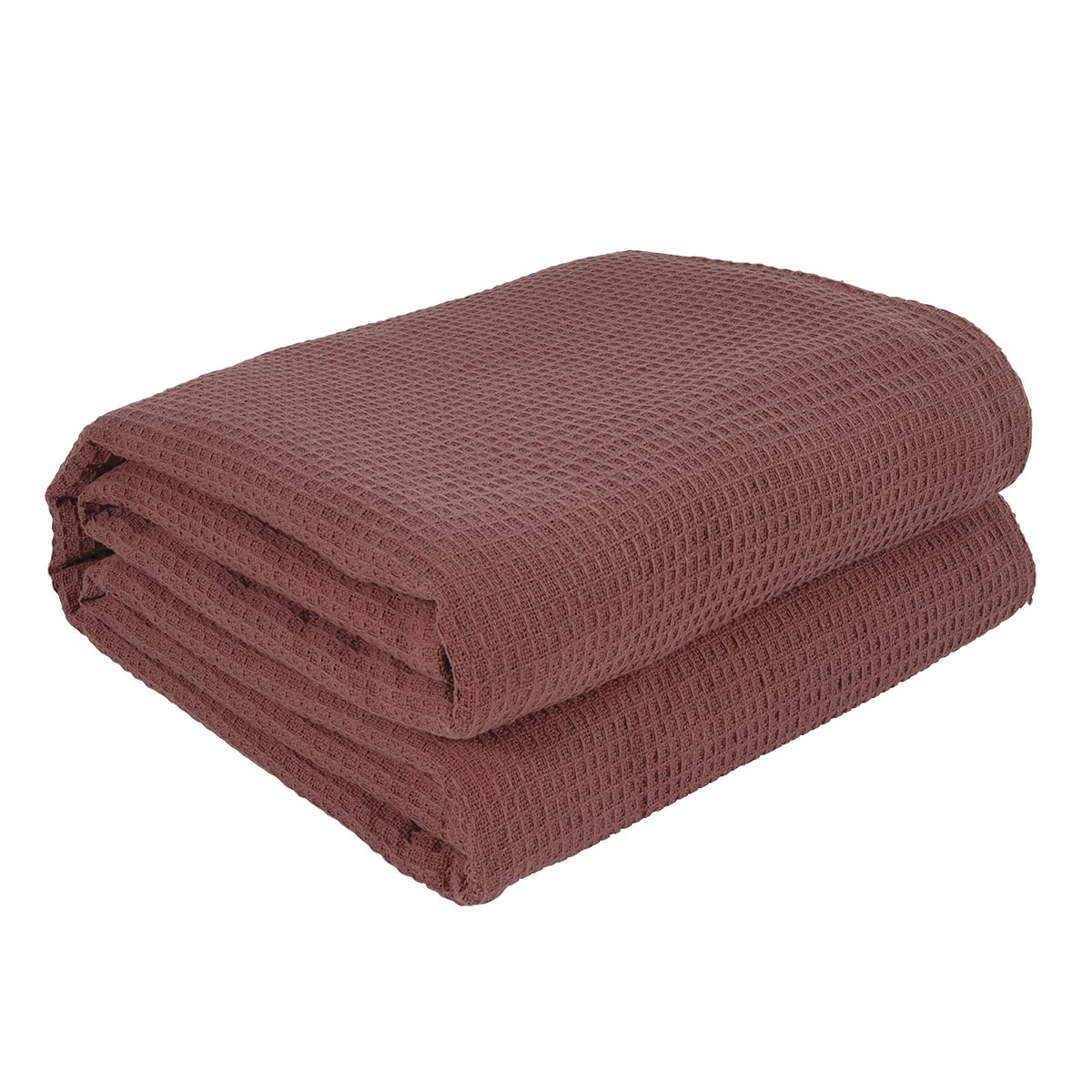 Κουβέρτα Πικέ Υπέρδιπλη (220X240) Das Home Waffle Line 0473 Bordo Λευκά Είδη Κρεβατοκάμαρας Κουβέρτες Υπέρδιπλες Spitishop