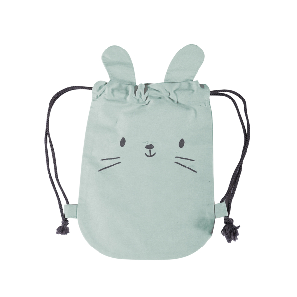 Παιδική Τσάντα Πουγκί (25x35) Nef-Nef Hello World Aqua