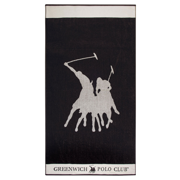 Πετσέτα Θαλάσσης (90x170) Greenwich Polo Club 3591 Black