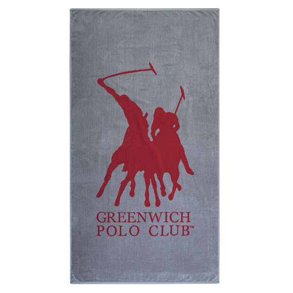 Πετσέτα Θαλάσσης (90x170) Greenwich Polo Club 3594 Grey
