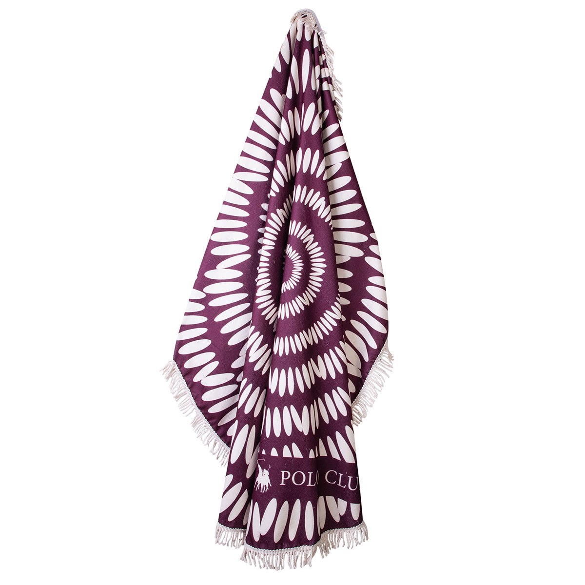 Στρογγυλή Πετσέτα Θαλάσσης Microfiber (Φ150) Greenwich Polo Club 3687 Purple Home Πετσέτες Ενηλίκων Spitishop