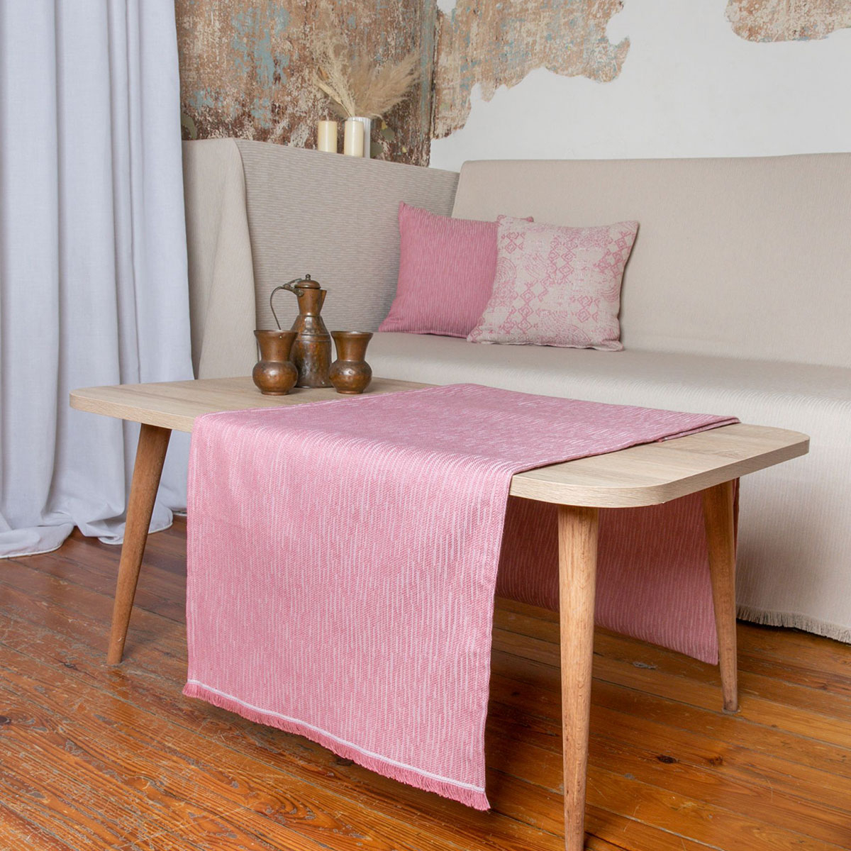 Τραβέρσα (45×180) Loom To Room Calisto Pink
