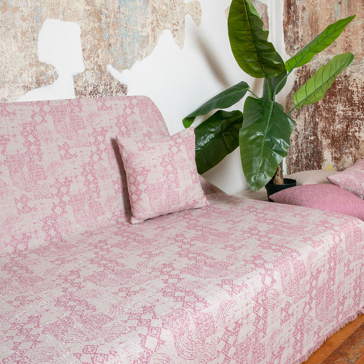 Ριχτάρι Τετραθέσιου (180×350) Loom To Room Kira Pink