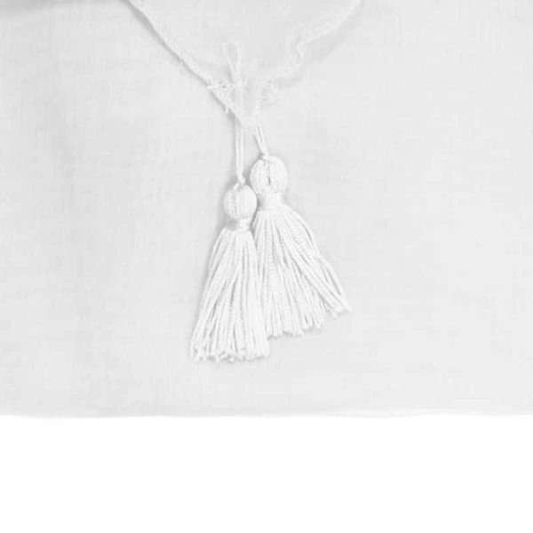 Σετ Κουρτίνες Παραθύρου (60x160) Με Τιράντες L-C Voiline Blanc 1361131