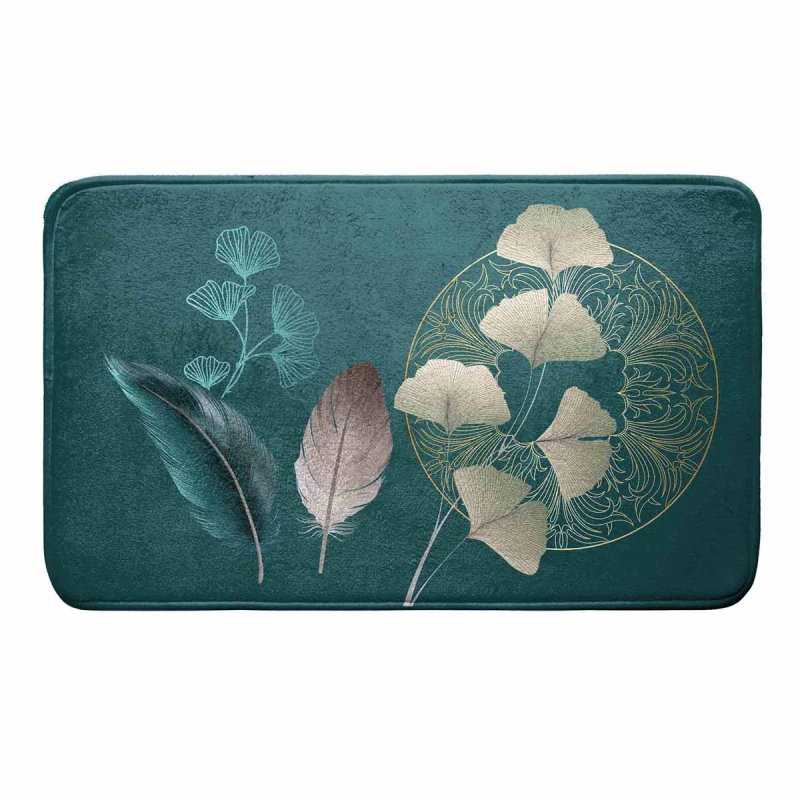 Πατάκι Μπάνιου (45x75) L-C Ginkoblue 1801153