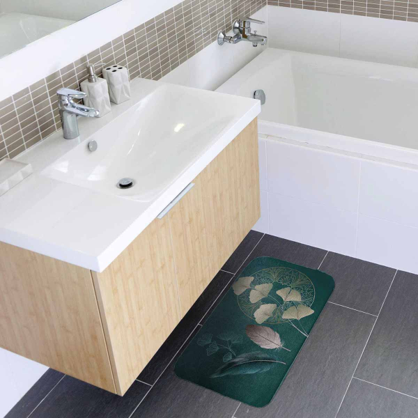 Πατάκι Μπάνιου (45x75) L-C Ginkoblue 1801153