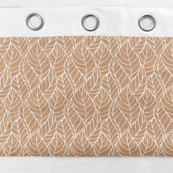 Κουρτίνα (140x240) Με Τρουκς L-C Kalinda Blanc 1609913